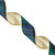 Vickerman QR220856 2.5"x10yd Green Plaid Metallic Ribbon