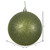 Vickerman N591014DG - 4 inch Olive Glitter Ball Christmas Ornament - 6 Pack