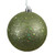 Vickerman N591014DQ 4" Olive Sequin Ball Drilled 6/Bag