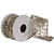 Vickerman QR223417 - Gold Laser Cut Trim Wired Decorative Ribbon - 4" x 5 Yards