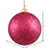Vickerman N591019DQ - 4 inch Wine Sequin Ball Christmas Ornament - 6 Pack