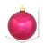 Vickerman N591019DSV - 4 inch Wine Shiny Ball Outdoor Christmas Ornament - 6 Pack