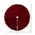  Vickerman QTX17752 72" Plush Red Velvet Christmas Tree Skirt 