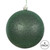  Vickerman N591024DG 4" Emerald Glitter Ball Drilled 6/Bag 