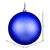 Vickerman N591029DMV - 4 inch Periwinkle Matte Ball Outdoor Christmas Ornament - 6 Pack
