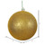Vickerman N591030DG - 4 inch Antique Gold Glitter Ball Christmas Ornament - 6 Pack