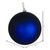 Vickerman N591031DMV - 4 inch Midnight Blue Matte Ball Outdoor Christmas Ornament - 6 Pack