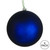 Vickerman N591031DMV - 4 inch Midnight Blue Matte Ball Outdoor Christmas Ornament - 6 Pack