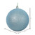 Vickerman N591032DG - 4 inch Baby Blue Glitter Ball Christmas Ornament - 6 Pack