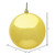 Vickerman N591037DSV - 4 inch Honey Gold Shiny Ball Outdoor Christmas Ornament - 6 Pack
