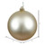 Vickerman N591038DMV - 4 inch Champagne Matte Ball Outdoor Christmas Ornament - 6 Pack