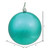 Vickerman N591042DSV 4" Teal Shiny Ball UV Drilled 6/Bg