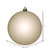 Vickerman N591043DSV - 4 inch Oat Shiny Ball Outdoor Christmas Ornament - 6 Pack