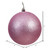 Vickerman N591045DG 4" Mauve Glitter Ball Drilled 6/Bag