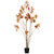  Vickerman TB170260 5ft Artificial Red Rogot Rurple Tree in Pot 