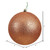 Vickerman N591058DQ - 4 inch Rose Gold Ball Christmas Ornament - 6 Pack