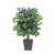  Vickerman TBU0140-SG 4ft Artificial Ficus Bush in Gray Square Pot 