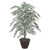  Vickerman TBU1340-RB 4ft Artificial Variegated Smilax Bush in Pot 