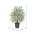  Vickerman TBU1640-SG 4ft Artificial Silver Maple Bush Gray Pot 