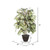  Vickerman TBU1740 4ft Artificial Frosted Maple Bush 