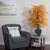  Vickerman TBU2240-RB 4ft Artificial Golden Aspen Bush in Brown Pot 