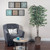  Vickerman TEC0260-RB 6ft Variegated Artificial Ficus Tree in Pot 