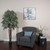 Vickerman TEX1360-07 6ft Artificial Variegated Smilax Tree in Pot 