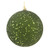 Vickerman N591064DQ 4" Moss Green Sequin Ball Drilled 6/Bag