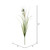 Vickerman TN171101-4 - 44 in. Green Grass with Pomp Balls Artificial Spray - 4 Pack