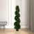  Vickerman TP170548LED 4ft Outdoor Cedar Spiral Topiary with Lights 