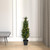  Vickerman TP170636LED 3ft Artificial Cedar Tree with LED Lights 