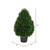  Vickerman TP171624 2ft Outdoor Cedar Teardrop Teardrop Topiary Bush In Pot 
