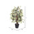  Vickerman TXX1740 4ft Artificial Extra Full Frosted Maple Bush 