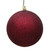 Vickerman N591065DG 4" Burgundy Glitter Ball Drilled 6/Bag