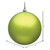 Vickerman N591073DMV - 4 inch Lime Matte Ball Outdoor Christmas Ornament - 6 Pack