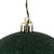 Vickerman N591074DG - 4 inch Midnight Green Glitter Ball Christmas Ornament - 6 Pack