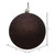 Vickerman N591075DG - 4 inch Chocolate Glitter Ball Christmas Ornament - 6 Pack