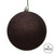  Vickerman N591075DG 4" Chocolate Glitter Ball Drilled 6/Bag 