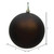 Vickerman N591075DMV - 4 inch Chocolate Matte Ball Outdoor Christmas Ornament - 6 Pack