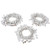  Vickerman V47W167 330' White Patio String Light with E26 Sockets 