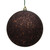  Vickerman N591075DQ 4" Chocolate Sequin Ball Drilled 6/Bag 