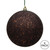 Vickerman N591075DQ 4" Chocolate Sequin Ball Drilled 6/Bag
