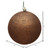 Vickerman N591076DG 4" Mocha Glitter Ball Drilled 6/Bag