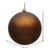 Vickerman N591076DMV - 4 inch Mocha Matte Ball Outdoor Christmas Ornament - 6 Pack
