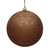  Vickerman N591076DQ 4" Mocha Sequin Ball Drilled 6/Bag 