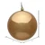 Vickerman N591076DSV - 4 inch Mocha Shiny Ball Outdoor Christmas Ornament - 6 Pack