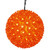  Vickerman X120808 100Lt x 7.5" LED Orange Starlight Sphere 