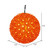  Vickerman X120808 100Lt x 7.5" LED Orange Starlight Sphere 