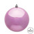  Vickerman N591079DSV 4" Pink Shiny Ball UV 6/Bag 
