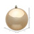 Vickerman N591080DSV - 4 inch Cafe Latte Shiny Ball Outdoor Christmas Ornament - 6 Pack